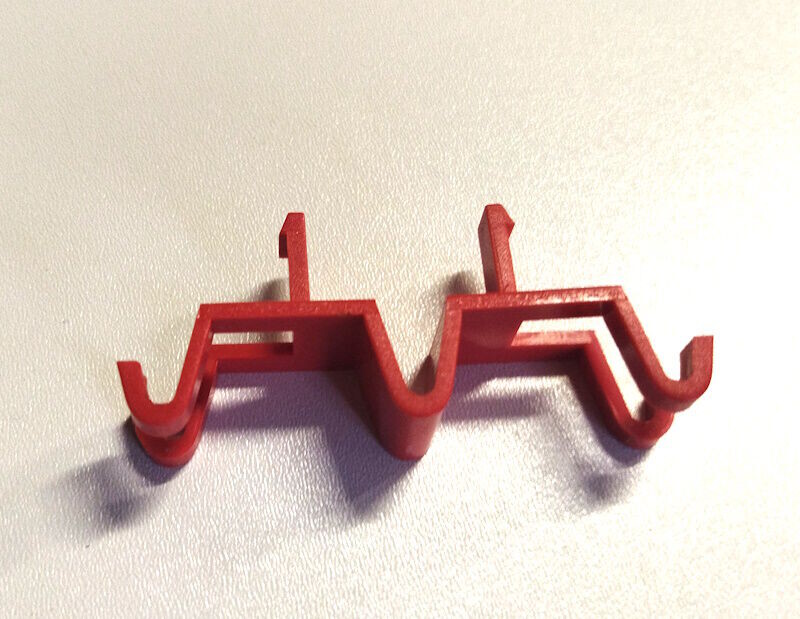 Držák osy kol Návěsu červená