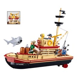 Sluban ModelBricks Rybářská loď Catherine