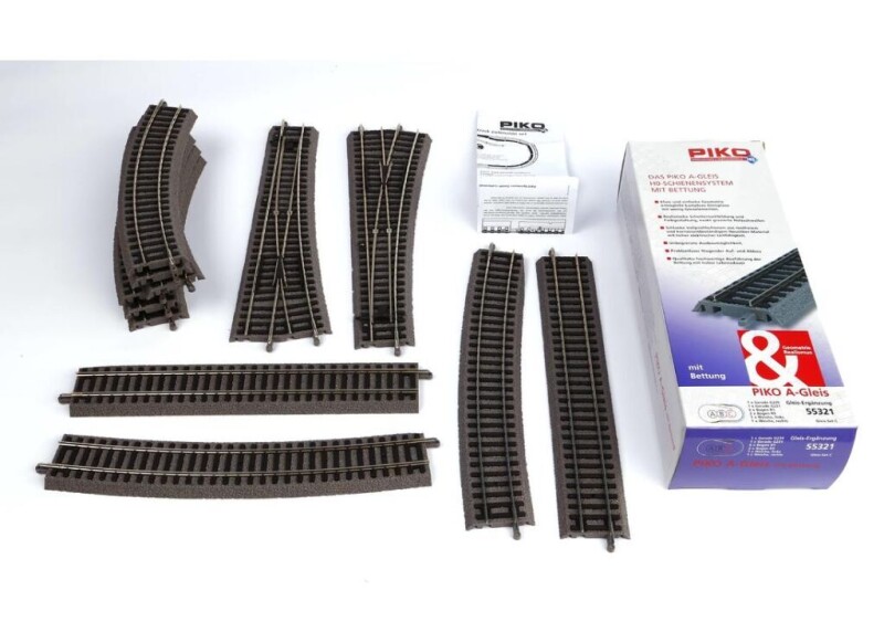 Piko Sada kolejí C (paralelní trať) s podložím 
