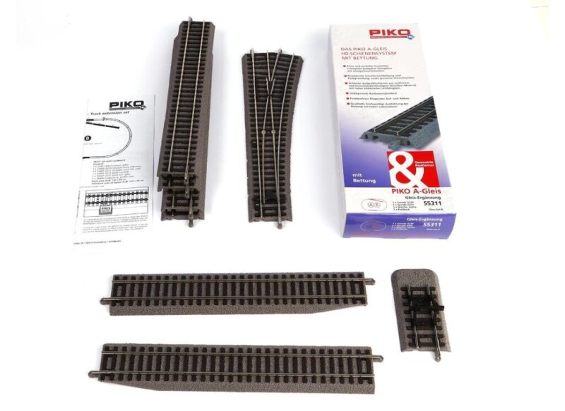 Piko Sada kolejí B (kusá kolej) s podložím 