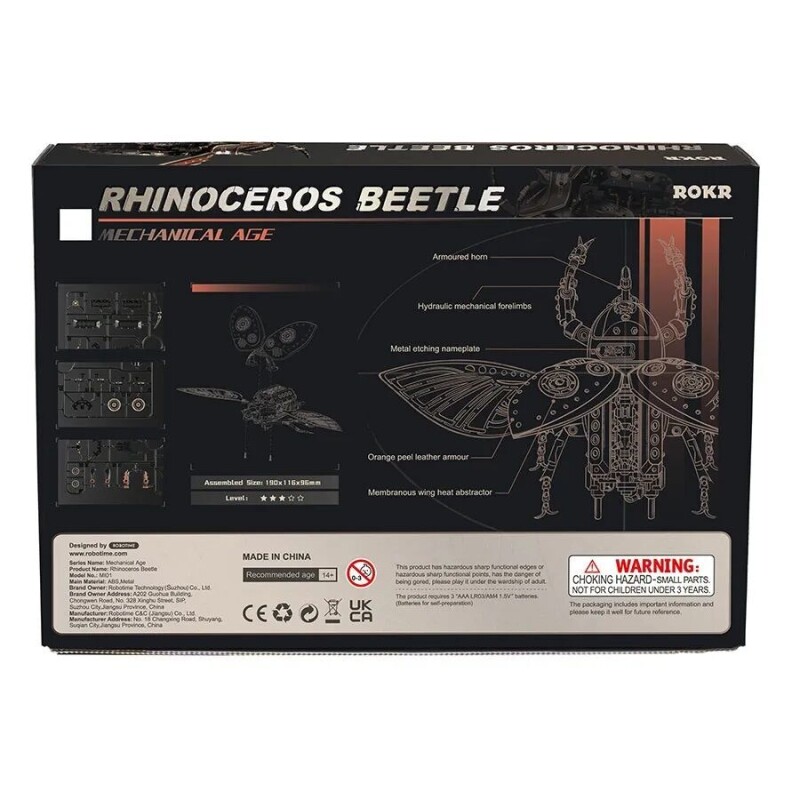 RoboTime Stavebnice modelu Nosorožec brouk