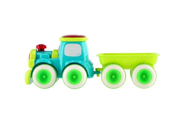 Mašinka s vagonem na setrvačník