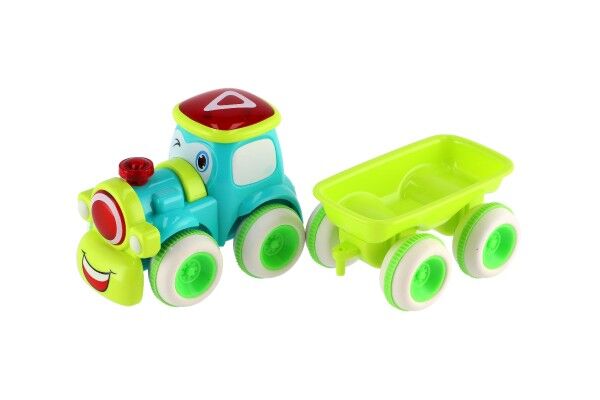 Mašinka s vagonem na setrvačník