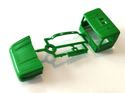 Kabina Scania zelená