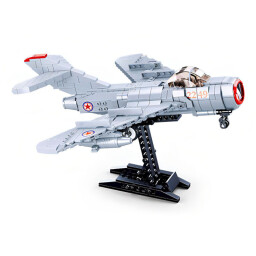 Sluban Model Bricks Proudový stíhací letoun MiG-15