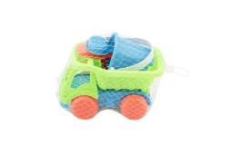 Auto na písek s doplňky plast 16cm
