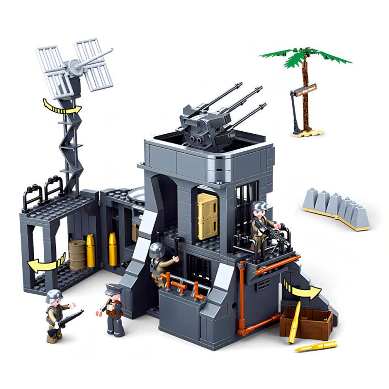 Sluban Army WW2 Bunkr v dunách