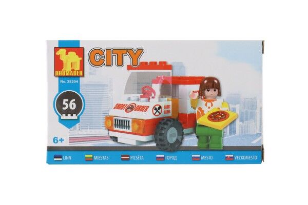 Dromader Stavebnice Auto Pizza