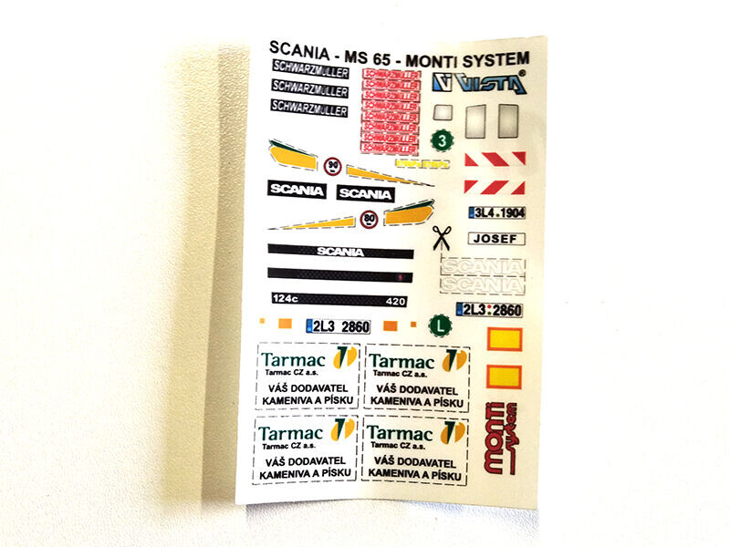 Aršík polepů Scania Tarmac