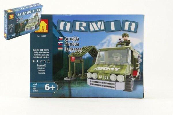 Dromader Stavebnice Vojáci Auto