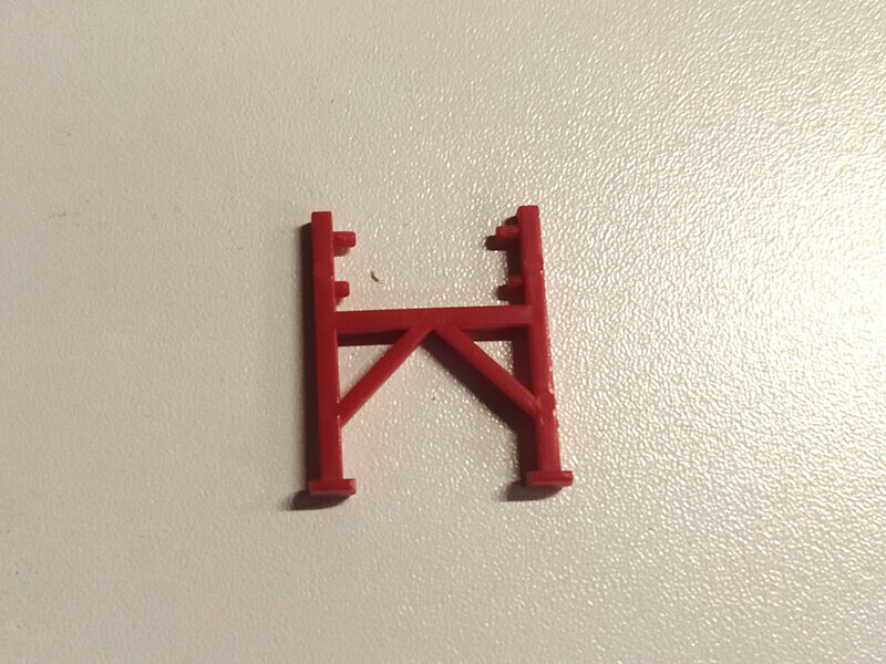 Podpěrné nohy návěu červená