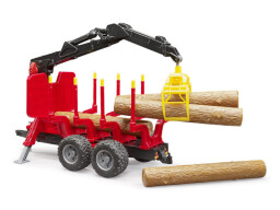 Bruder Přepravník na dřevo s rukou 1:16