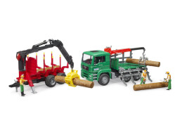 Bruder Přepravník na dřevo s rukou 1:16