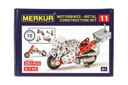 Merkur 11 Stavebnice Motocykl 10 modelů 230ks 